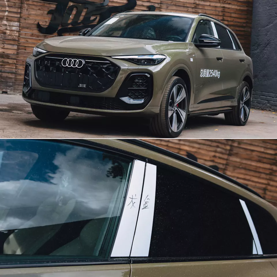 Забронировали Audi Q5 L прозрачным глянцевым полиуретаном, выполнили шумоизоляцию дверей и арок, установили видеорегистратор